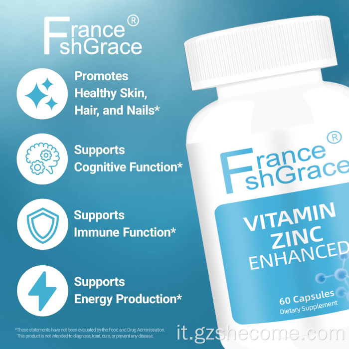 Shecome Vitamin Zinc Enhanced Capsules Supporto immunitario